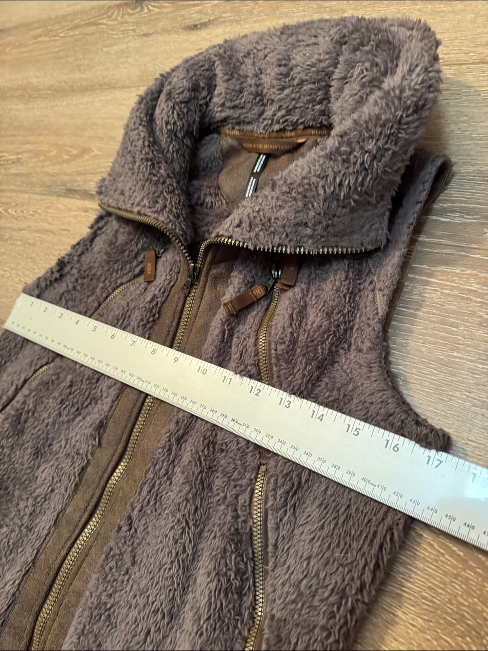 Kuhl Plush Fleece Vest — Brown Small - Picture 7 of 12